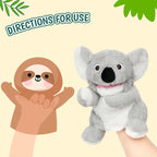 Easfan Koala Hand Puppet with Movable Mouth Interactive Storytelling Cute Soft - Image 3