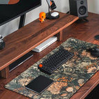 Boho Aesthetic Desk Mat Wildflowers Large Mouse Pad Gaming Pad, XXL Keyboard - Image 5