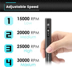 AM ARROWMAX Mini Engraving Pen, HollowCup Motor, 42 Bits - Image 3