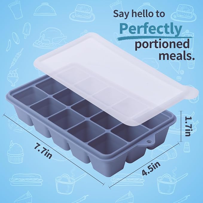 2 Tbsp Silicone Freezer Molds - Image 2
