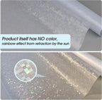 KESPEN Mosaic Rainbow Window Privacy Film, Stained Glass Decorative Cling Decals - Image 3