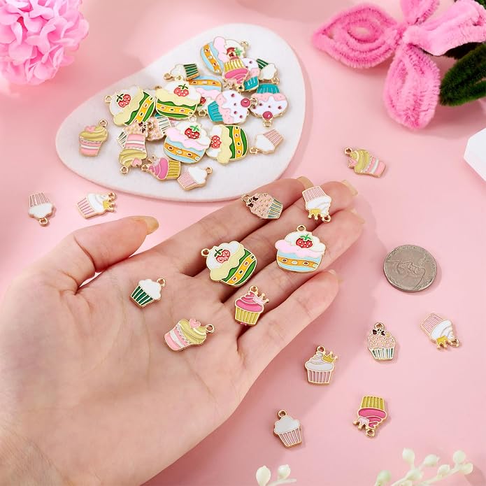 Enamel Food Charms Cute Assorted Food Pendants Sweet Dessert Charms - Image 4