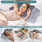 CHxxy Cervical Neck Pillow for Pain Relief Sleeping, Memory Foam Pillows - Image 3