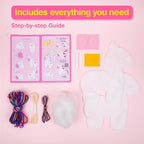Avenir My First Sewing Kit for Kids Ages 6-8 Beginners | Learn to Sew Stuffed - Image 3