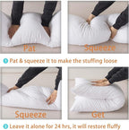 WhatsBedding Memory Foam Body Pillow - Image 6