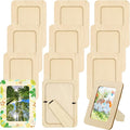 RYKOMO 12 Pieces DIY Wooden Picture Frames, Unfinished Solid Wood Photo Picture by RYKOMO