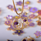 Bulk Gold Enamel Charms for Jewelry Making, Colorful Metal Charms Pendant for - Image 2