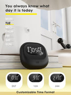 ROCAM Rechargeable Vibrating Alarm Clock Bed Shaker, 3000mAh Portable Travel - Image 8
