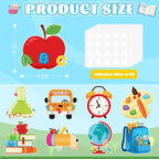 54Pcs Back to School Cutouts, Classroom Theme Bulletin Board Decoration - Image 2