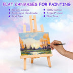FUMILE Canvas Boards for Painting 5x7 Inch, 84 Pack Small Canvases Value Pack - Image 3