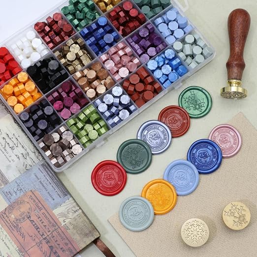 600 Pcs Assorted Color Sealing Wax Beads Bulk - Image 3