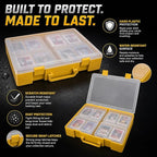 ALCYON 1600+ Trading Card Storage Box, Waterproof Plastic TCG Card Organizer - Image 6
