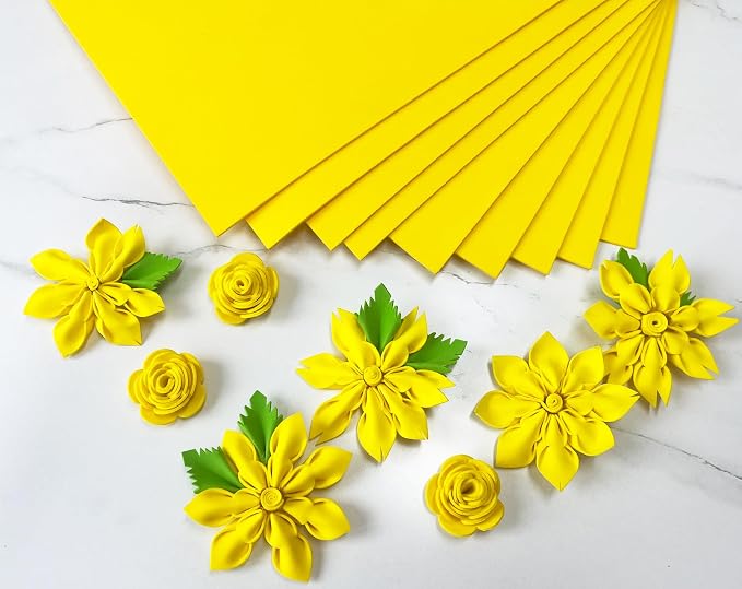 Yellow Foam Sheets Crafts, 9 x 12 Inch 2mm Thick 25 Pack Premium Yellow Foam - Image 7