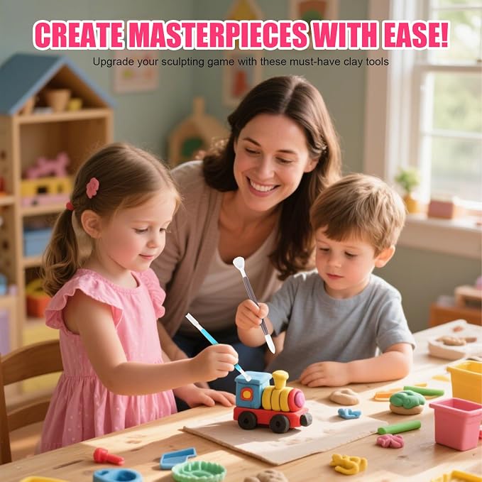 Air Dry Clay for Kids 120 Packs Air Foam Clay, 100 Customized Colors, More - Image 5