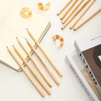 Fumete 100 Pieces Wooden Hexagonal HB Pencils Bulk Without Erasers - Image 3