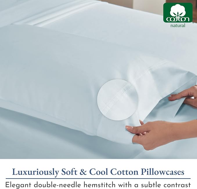 California Design Den Pillowcases Queen Size Set of 2 - Image 6