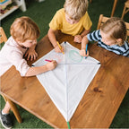 SGftre DIY Own Colored Kite, Blank Diamond Kites - Image 10