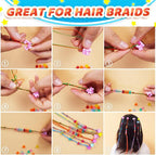 Iooleem Pony Beads, Beads for Jewelry Making, Beading Supplies, Arts & Crafts - Image 3