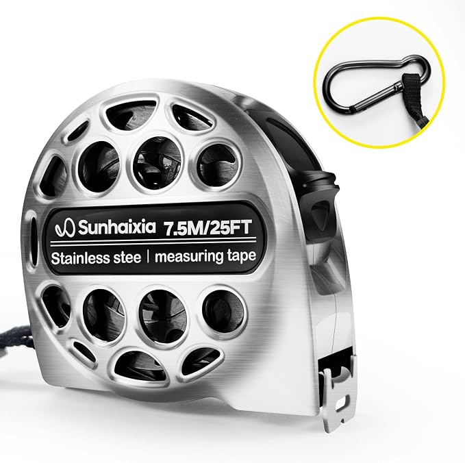 4-in-1 Laser Tape Measure with Laser Level Crosshairs |130ft/40m Laser - Image 2