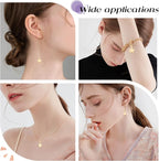 Beebeecraft 1 Box 20Pcs Gold Star Charms 18K Gold Plated Small Pentagram Dangle - Image 6