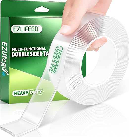 EZlifego Double Sided Tape Heavy Duty, Nano Double Sided Adhesive Tape by EZlifego%C2%AEBrand
