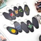 Yoption 20pcs Blank Motel Keychain Bulk - Image 2