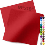 IONTACH 18" X 18" Soft Felt Sheets 1.6mm Thick | Acrylic Felt Fabric Sheets by IONTACH