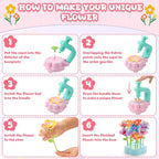 DIY Flower Bouquets Toys for Girls, Arts & Crafts Birthday Gift for Kids Ages - Image 6