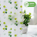 DKTIE Eucalyptus Leaves Stained Glass Window Film - Image 2