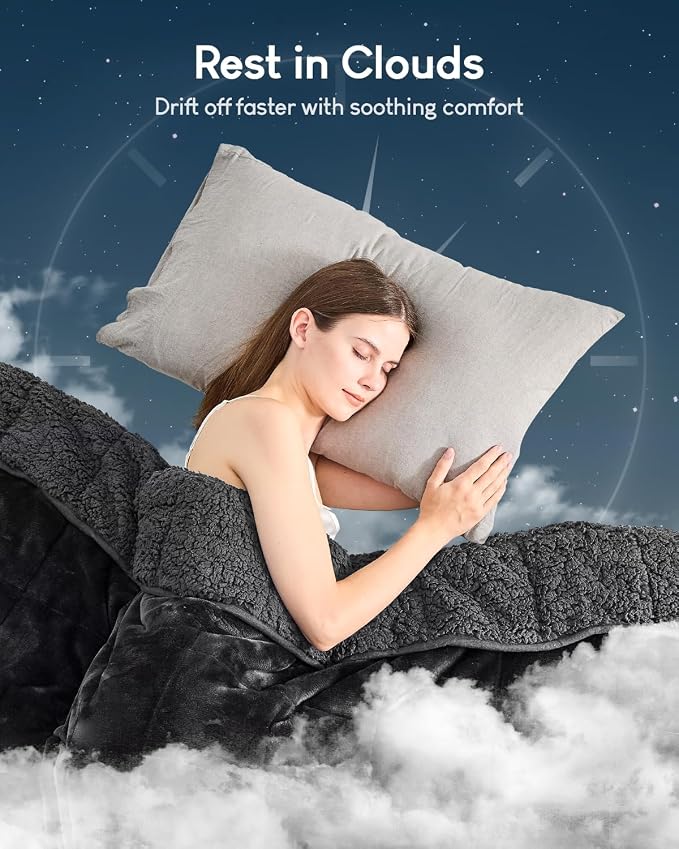 Cottonblue Weighted Blanket 15lbs 80x87 Inches - Image 7