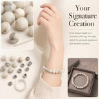 10mm Matte White Quartz Bead, 15-Inch Matte Round Loose Stone Beads - Image 5