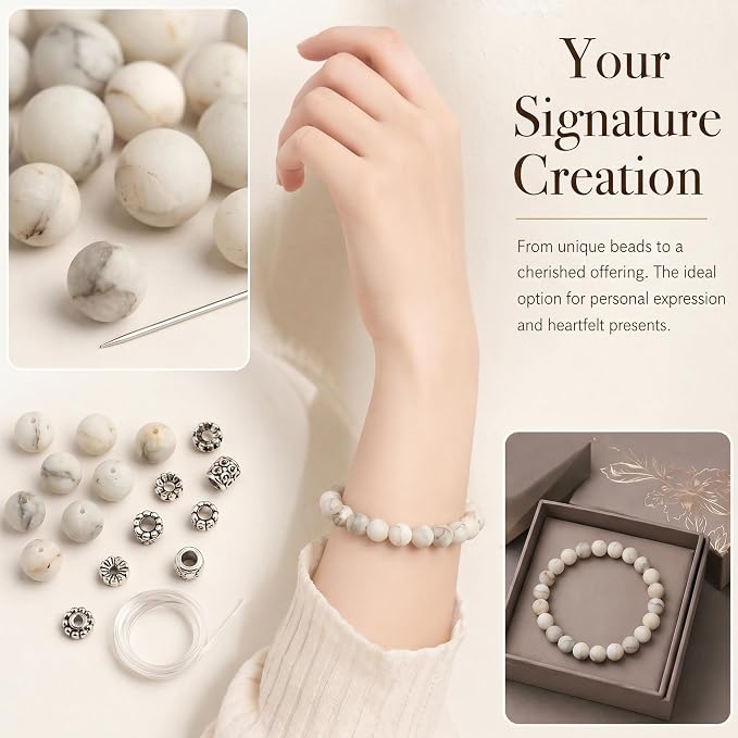 6mm Matte White Quartz Bead, 15-Inch Matte Round Loose Stone Beads - Image 4