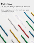 HOTO Mini Hot Glue Sticks, Compatible - Image 3