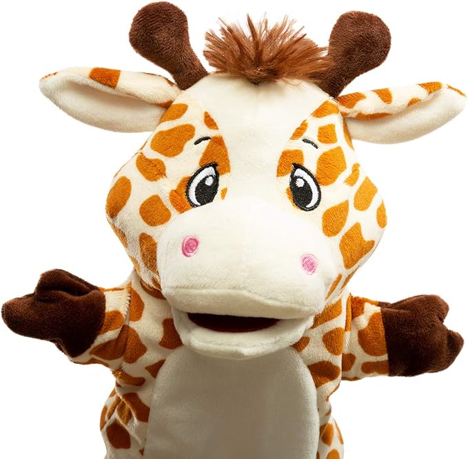 HollyHOME Animal Puppets Giraffe Hand Puppets Toys Sika Zoo Animal Puppets 14 - Image 5