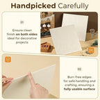 24 Pack Basswood Plywood Sheets 12"x12"x1/8", Basswood - Image 4