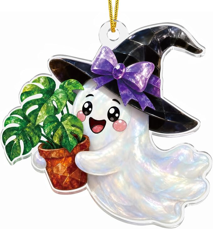 WaaHome Halloween Ghost Ornament by WaaHome