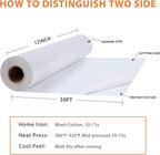 RENLITONG White Iron on Vinyl 12Inch by 50ft Roll Heat Transfer Vinyl - Image 2