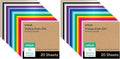 Cricut® Value Iron-On, Rainbow Sampler - 12 in x 12 in- HTV Heat Transfer Vinyl by Unknown