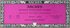Arches Watercolor Paper Block, Hot Press, 3.9" x 9.8", 140 Pound by ARCHES