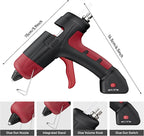 20W Cordless Hot Glue Gun, Fast Preheating Hot Glue Gun and 30pcs Sticks Set - Image 2