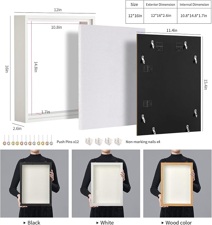 12x16 Large Shadow Box Picture Frame - Image 3