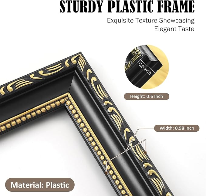 8×10 Picture Frame Gold - Image 5
