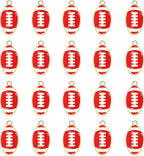 20PCS Sports Charms Enamel Basketball Baseball Pendant Charms by ANGLESJELL