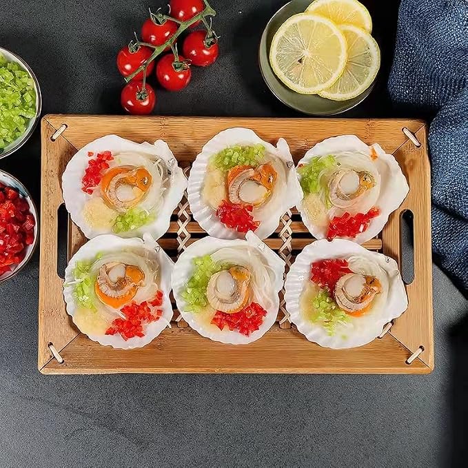 SEAJIAYI 20 pcs 2-3 inch Natural Scallop Shells White Sea Shells from Sea Beach - Image 7