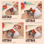 Yizzvb 45 Pcs Needle Felting Tools, 4 Size 40 Pcs Colorful Wool Felting Needles - Image 5