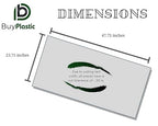 BuyPlastic L-111 Green Transparent Fluorescent Colored Acrylic Plexiglass Sheet - Image 2