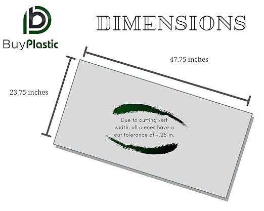 BuyPlastic L-089 Blue Transparent Fluorescent Colored Acrylic Plexiglass Sheet - Image 2