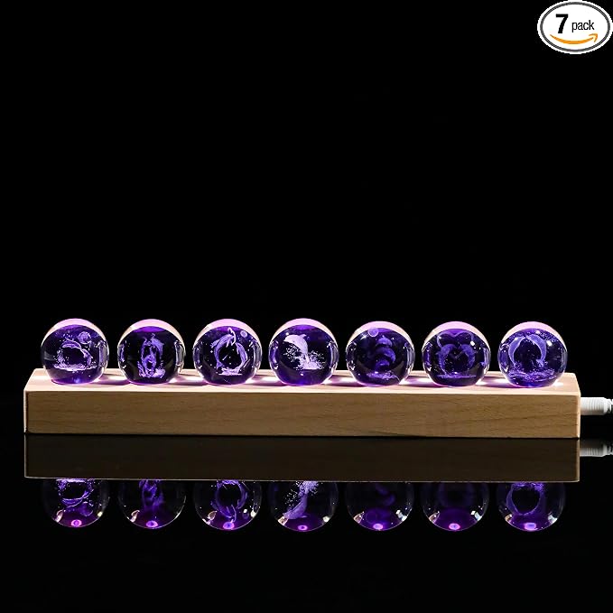 Qianwei 3D Crystal Ball Dolphin Gifts by QianweiCrystal