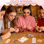 Wurosi 413 Pieces Gold Paperclip Charm Bracelet Making Kit, Including Paperclip - Image 6