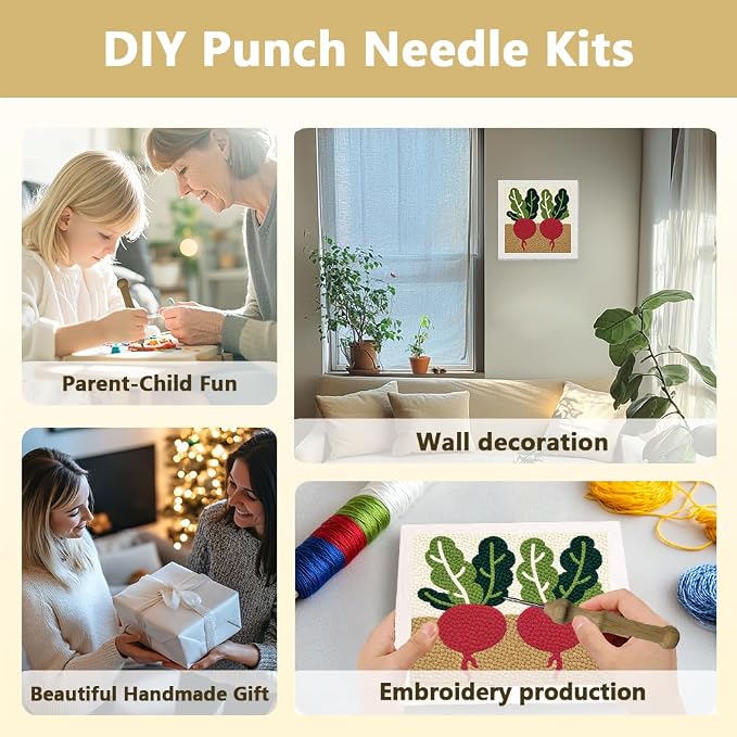 Doodlream Fresh Radish Needle Kit - Image 4